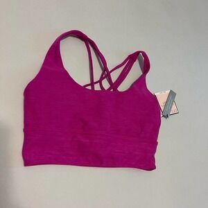 VICTORIA'S Secret Strappy Back Light Impact Sport Bra Ophelia Pink S